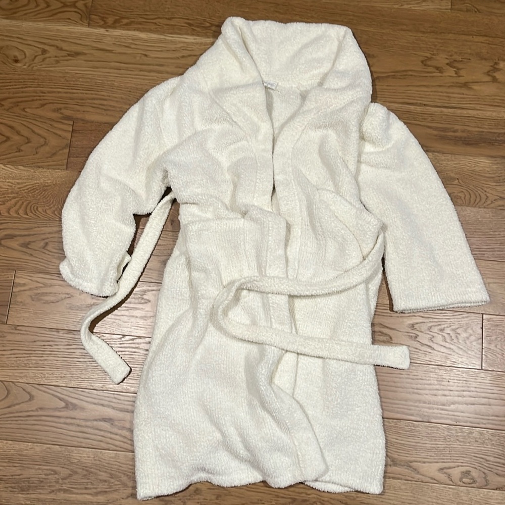 Women’s Barefoot Dreams White Luxury Robe Size 2